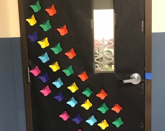 Teachers School Classroom Door Decoration Cutouts Diy Kit Etsy