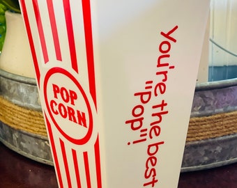 Phrase Personalization Reusable Plastic Popcorn Buckets | Plain Buckets | Popcorn Party | Circus Party Theme | Popcorn Buckets Favors