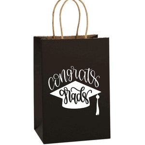 Graduation Ceremony Gift Bag / Graduation Bag / Congrats Grad Gift Bag / Personalized Gift Bag / Custom Gift Bag