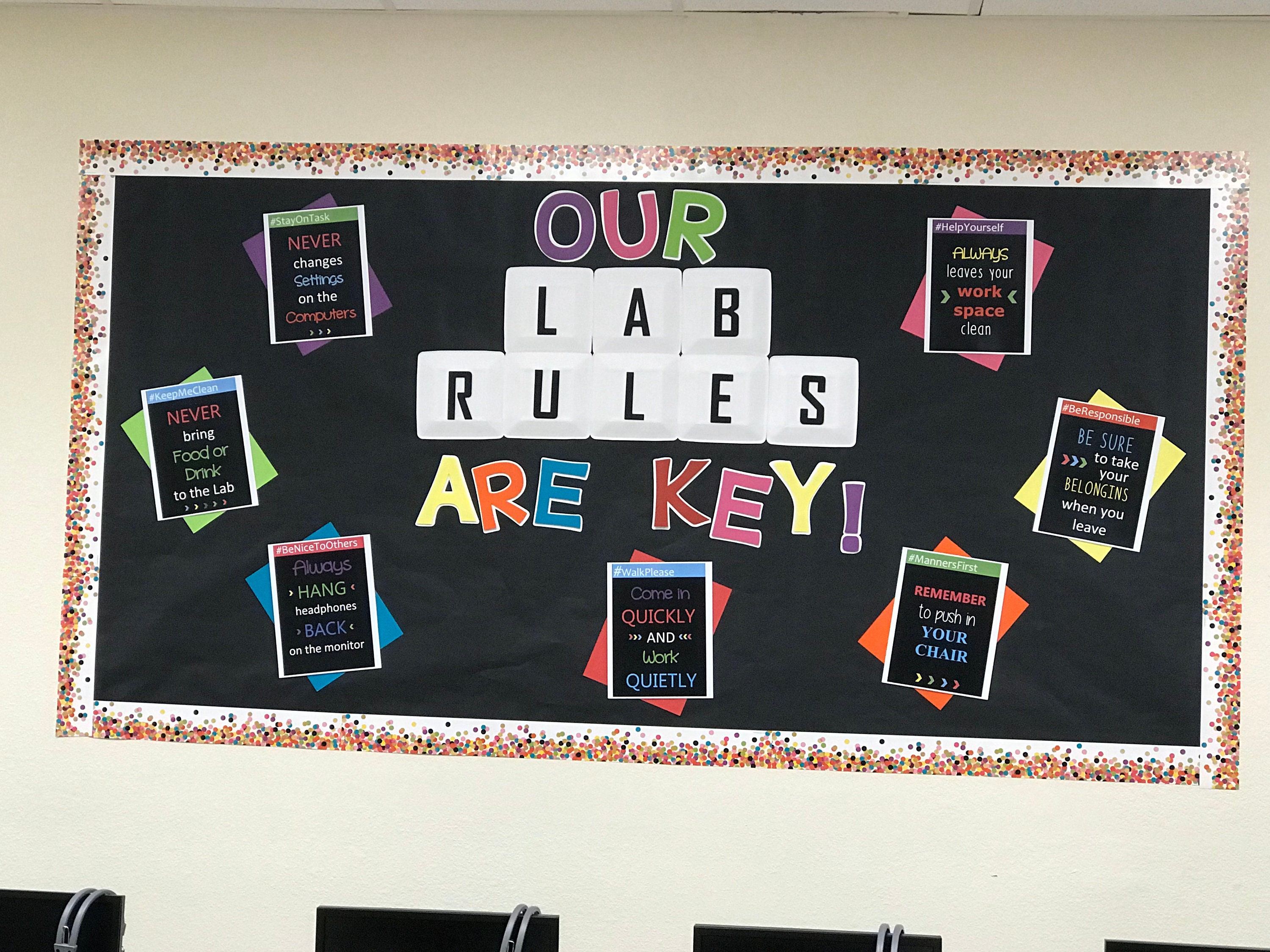 Computer Lab Door Decorations