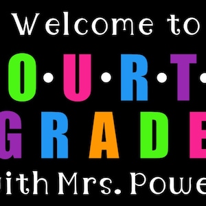 Teachers School Bulletin Board  Cutouts  DIY Kit  &quot;Welcome&quot; Back to School Decor | Bulletin Board Cutouts Decor