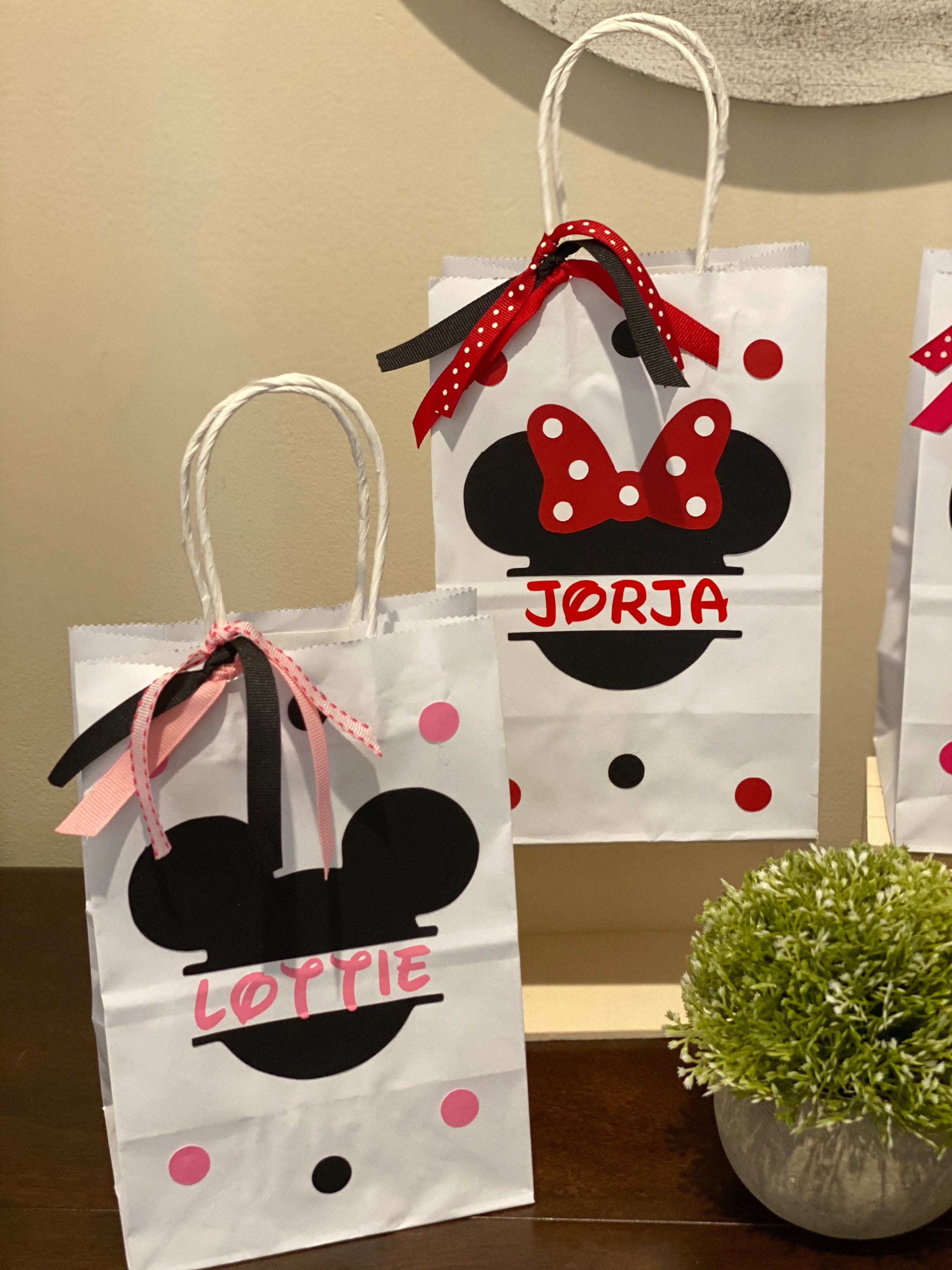 Minnie Mouse Mickey Mouse Party Favor Bags Birthday Baby | Etsy