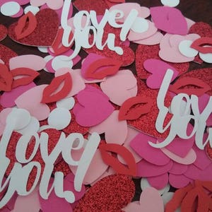 Valentijnsdag harten liefde confettien, verjaardag, feest, bruiloft, gunst tassen vullen, geschenkdoos vullen