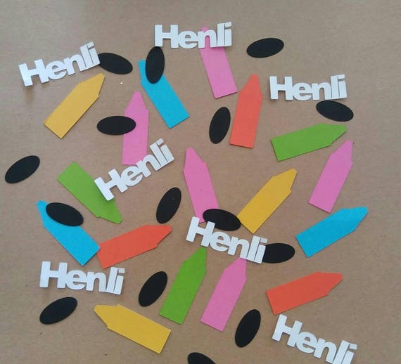 Crayola Crayons Birthday Paty Theme Personalize Table Number Etsy