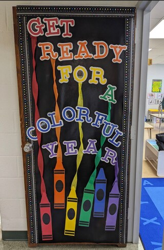Striscione Benvenuto Per Porta Di Classe Wiooffen - L'Avventura Inizia Qui, Decorazione Colorata Per Scuola