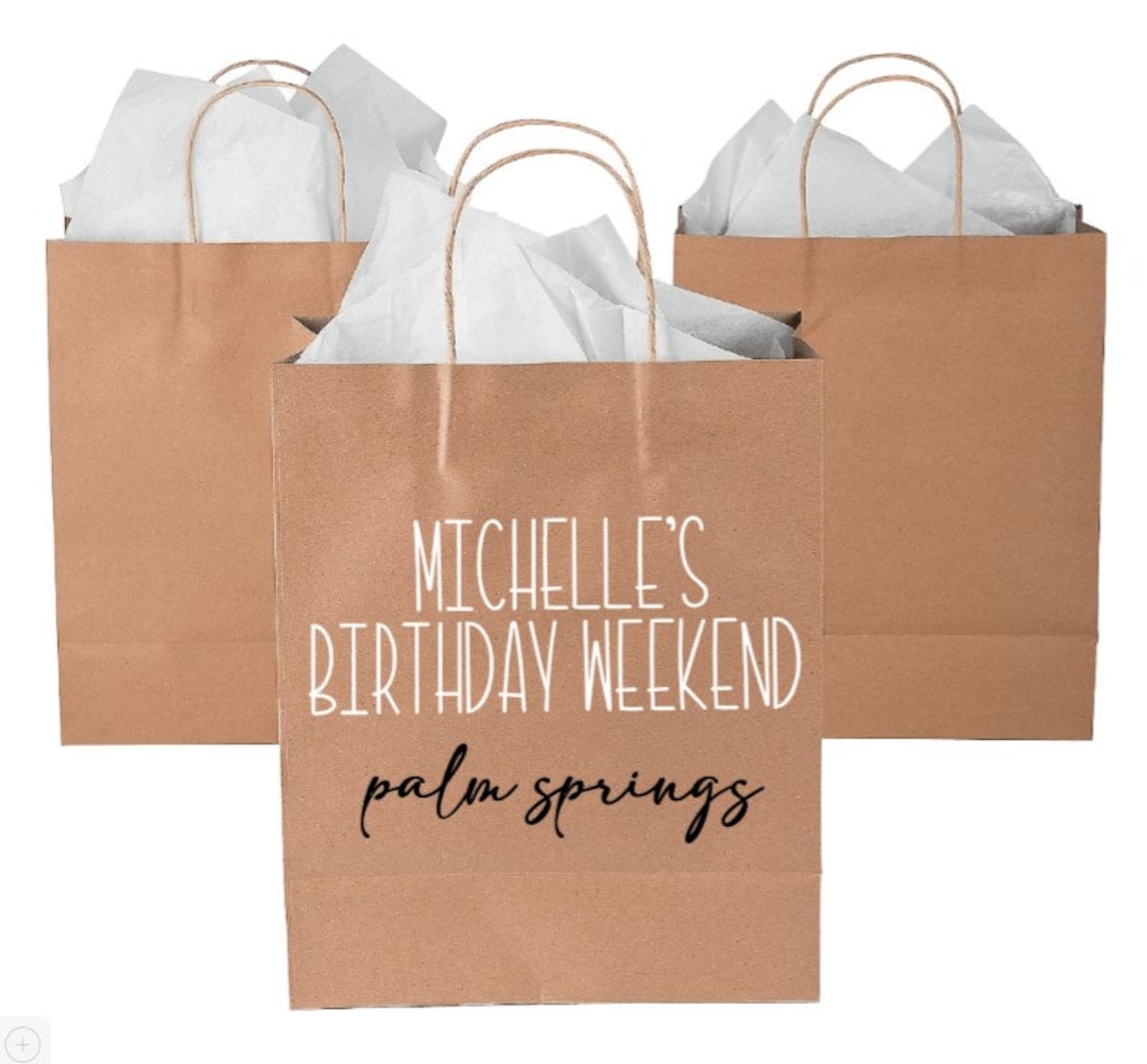 Birthday Weekend Gift Bag / Girls Trip Bag / Girls Getaway / Gift Bag