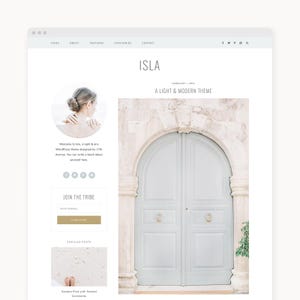 Isla WordPress Theme: Modern Lifestyle and Travel Blog Template