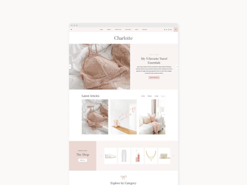 WordPress Theme Website Template for Coaches, Shops, & Service Providers | Charlotte | Kadence image 4