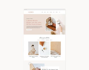 Plantilla web de WordPress para blogueros, creadores de contenido y dueños de negocios / Audrey / Kadence