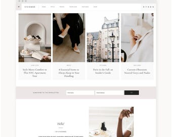 WordPress Theme for Lifestyle, Fashion, Travel, & Food Bloggers | Vivienne | Kadence