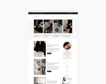 WordPress Theme Website Template for Lifestyle, Fashion, and Beauty Bloggers | Olivia | Kadence