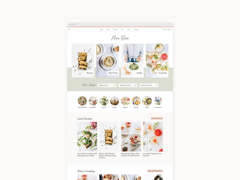 WordPress Theme Website Template for Travel, Food, & Lifestyle Bloggers | Mia | Kadence image 4