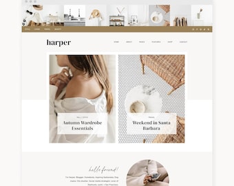 WordPress Theme for Lifestyle, Fashion, Travel, & Food Bloggers | Harper | Kadence