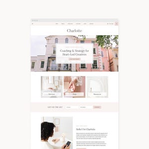 WordPress Theme Website Template for Coaches, Shops, & Service Providers | Charlotte | Kadence image 1