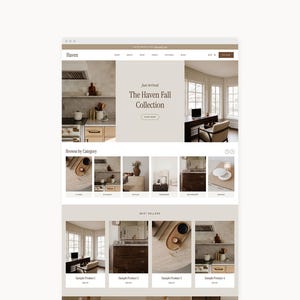 Plantilla de sitio web con tema de WordPress para tiendas, negocios y autocares / Haven / Kadence