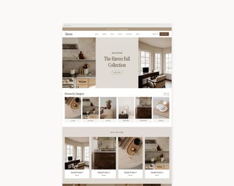 WordPress Theme Website Template for Shops, Businesses, & Coaches | Haven | Kadence