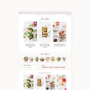 WordPress Theme Website Template for Food, Travel, & Lifestyle Bloggers | Mia | Kadence
