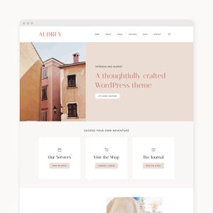 WordPress Theme for Coaches, Shops, & Service Providers | Audrey | Kadence