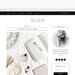 WordPress Theme - Fashion WordPress Blog Theme - Genesis Theme - 'Olivia' Instant Digital Download