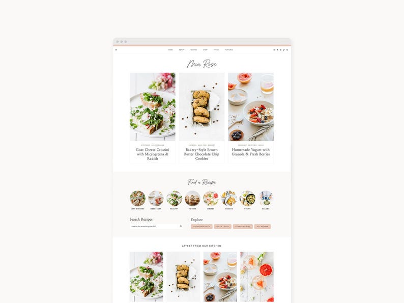 WordPress Theme Website Template for Travel, Food, & Lifestyle Bloggers | Mia | Kadence image 5