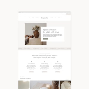 WordPress Theme Website Template for Designers, Coaches, & Bloggers | Magnolia | Kadence