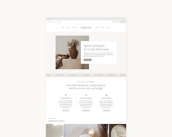 WordPress Theme Website Template for Designers, Coaches, & Bloggers | Magnolia | Kadence