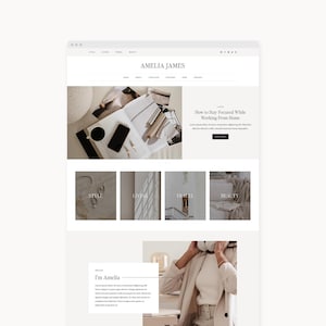 WordPress Theme Website Template for Lifestyle, Fashion, Travel, & Food Bloggers | Amelia | Kadence image 1