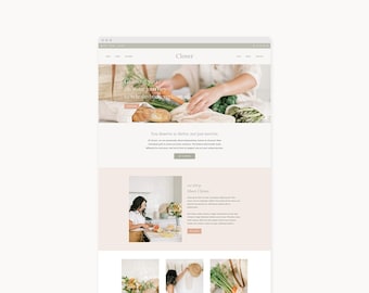 WordPress Theme Website Template for Coaches, Businesses, and Bloggers | Clover | Kadence