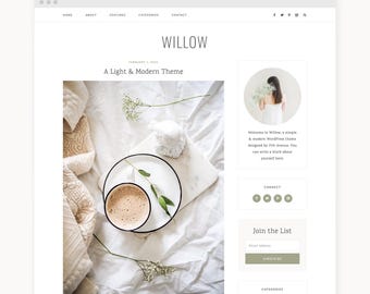Willow WordPress Blog Theme: Genesis Child Theme (Instant Digital Download)