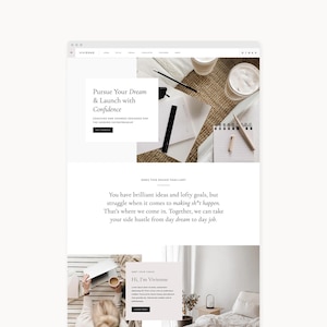WordPress Theme Website Template for Coaches, Creatives, and Service Providers | Vivienne | Kadence