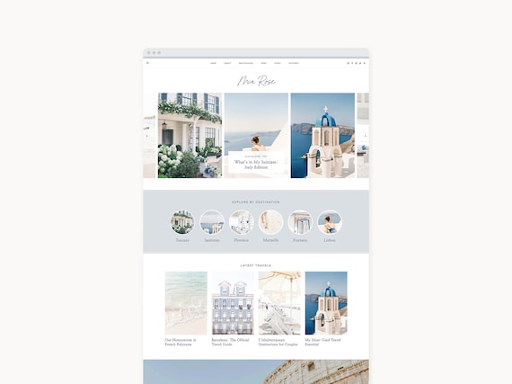 WordPress Theme Website Template for Travel, Food, & Lifestyle Bloggers | Mia | Kadence