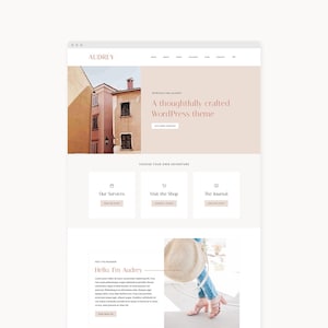 WordPress Theme Website Vorlage für Reisebus, Shops, & Dienstleister | Audrey | Kadenz Bild 1