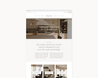 WordPress Theme Website Template for Designers, Coaches, & Bloggers | Magnolia | Kadence