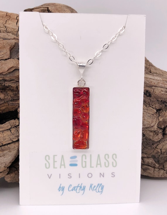 Sea glass resin jewelry online