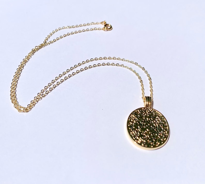 Antique Gold Coin Necklace Italian Coin Rustic Gold Coin Necklace Coin Necklace Gold Medallion Necklace Gold Coin Necklace Gold Chain