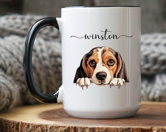 Personalisierte Haustiertasse mit Haustiername und Foto Benutzerdefinierte Hundetasse Hundekaffeetasse Personalisierte Haustiertassen Hundemutter-Tasse Personalisierte Katzenpapa-Tasse Neue Hundetasse