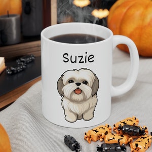 Dog Lover&#39;s Mug - Customize with Your Dog&#39;s Name and Image Cat&#39;s Lovers Cute Mug Gift