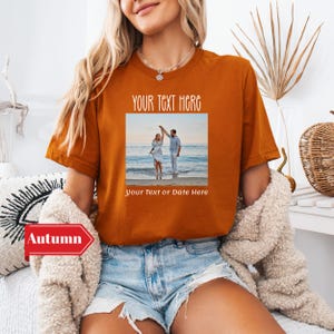 T-shirt Picture, T-shirt Photo, Your Photo Shirt, Custom T-shirt Picture Women, Custom T-Shirt Graphic, Your Photo and Any Text, Tee T-shirt