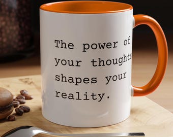 Daily Positive Quotes Coffee Mug, Daily affirmations mug gift for her best friend tumbler Mental health Gift, Social Worker Gift, B'day Gift