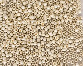 5728 - Toho 11 0 PermaFinish Matte Galvanized Aluminum Beads, 10 Grams, Permafinish Matte Galvanized Aluminum 11 0 Seed Beads