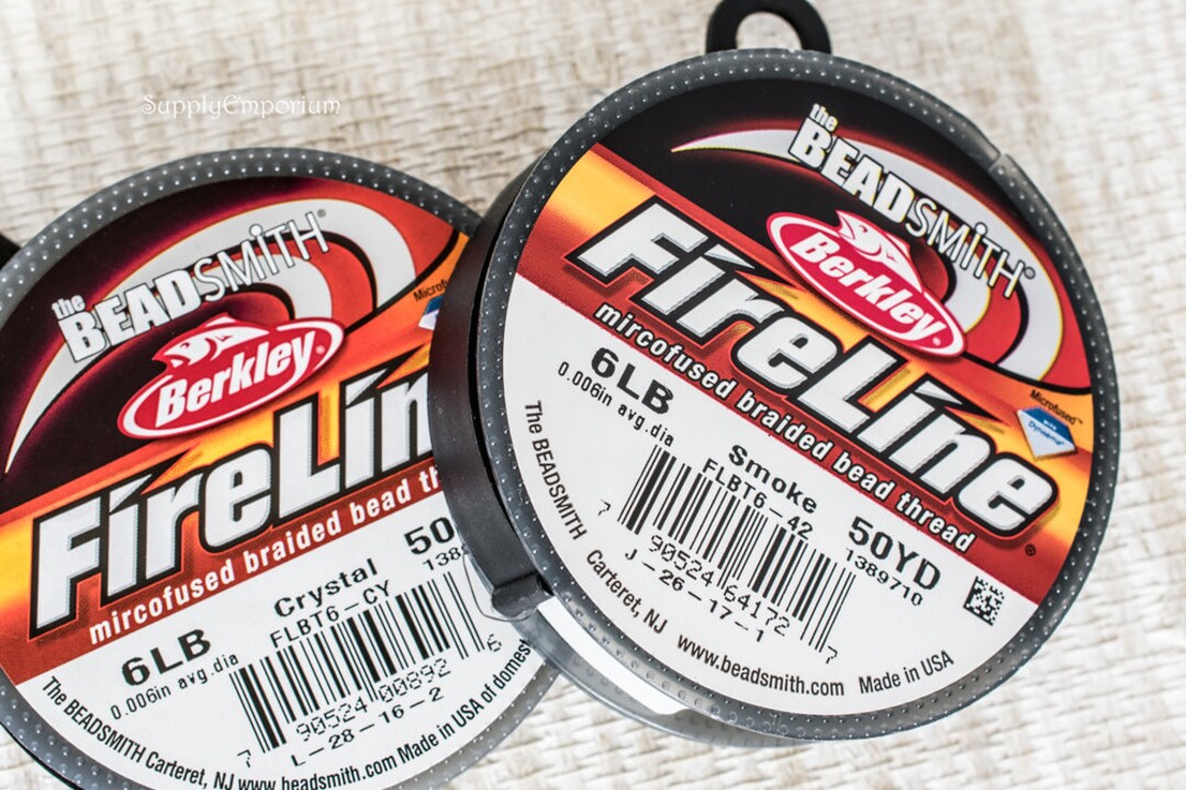 The Beadsmith Fireline by Berkley Micro-Fused Braided Thread 6lb