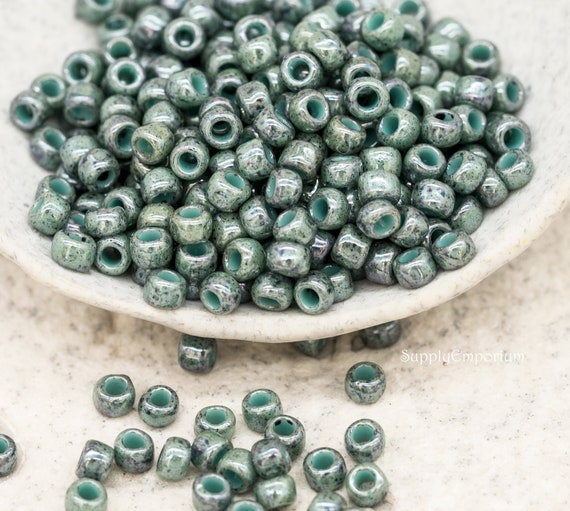 Preciosa Czech Seed Bead 8/0 Opaque Turquoise (10 Grams)
