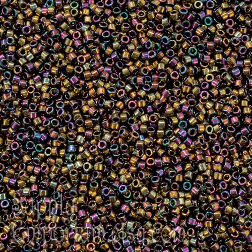 Miyuki Delica Glass Seed Beads | Größe 11/0, Farbe DB2309 | Japanische Perlen