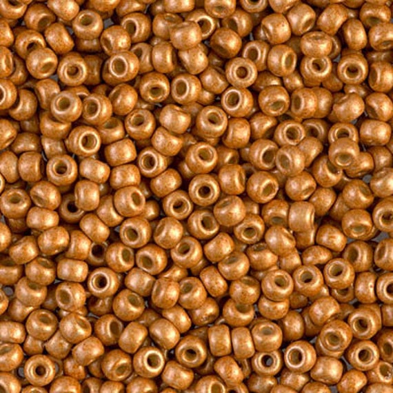 8-4517, Miyuki 22g Matte Picasso Brown Tan 8-4517, Miyuki 22g Matte Picasso Brown Tan