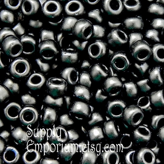 Miyuki Seed Bead, Size 15/0 - Black