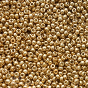 11-4202, Miyuki 22g Duracoat Galvanized Gold 11-4202, Miyuki 22g Duracoat Galvanized Gold