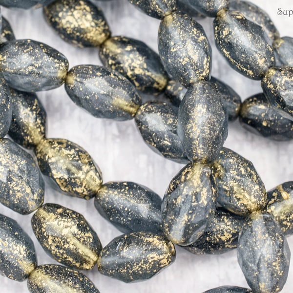 Gold Glass Beads Etsy