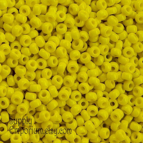 25 Grams 8/0 Seed Beads Canary Yellow Picasso Miyuki 4512 Etsy
