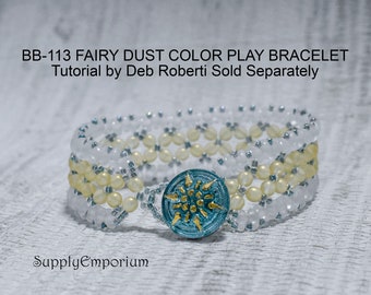 Bead Packs, Bracelet Pack, Beaded Bracelet Supplies, Bead Pack BB-113 Fairy Dust Color Play Bracelet