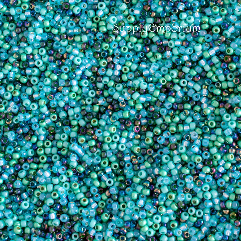 5672 11/0 Exclusive Toho Ocean Waves Seed Bead Mix Ocean Etsy